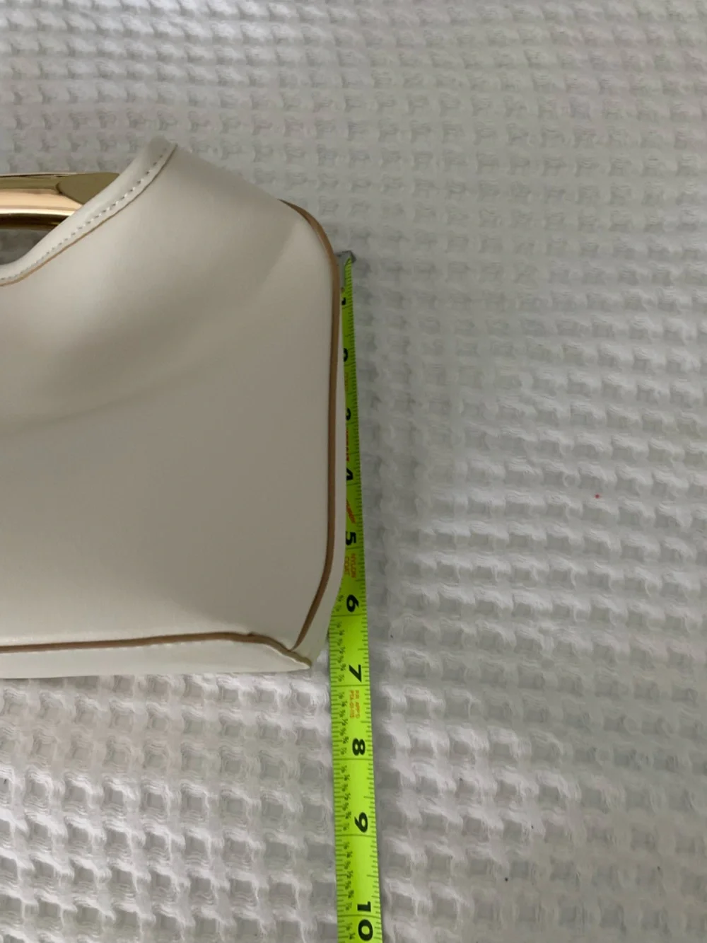 a new day Cream Mini Handbag with Gold Handle - Picture 6 of 7